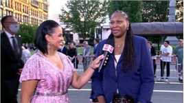 WNBA传奇格里菲斯仪式前采访：这是一个难以置信的荣誉