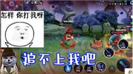 来打我啊，笨蛋！对面：你别嘚瑟了