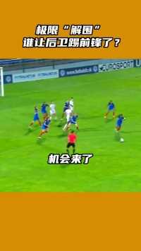 这脚法，不踢后卫可惜了！