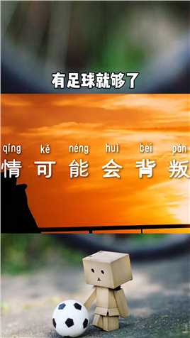 有足球就够了一生热爱足球