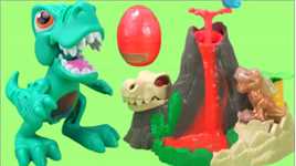 培乐多彩泥恐龙岛火山喷发玩具