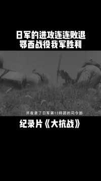 日军队伍伤亡惨重尸横遍野，我军迎来鄂西战役的胜利#纪录片 