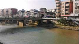 终于章江县城解放桥段恢复旧貌！