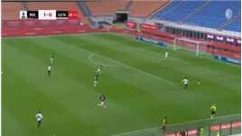华体会体育赞助AC米兰意甲第三十一轮比赛精彩回顾 AC米兰2-1热那亚 雷比奇凌空斩射
