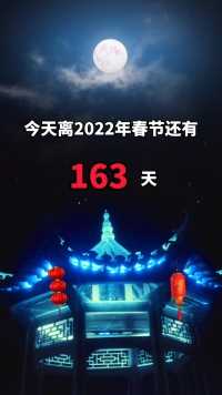 今天离2022年还有131天，离2022年春节还有163天#春节 #过年 #情感 #语录
