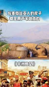 埃塞俄比亚人的房子，都是用芦苇做成的