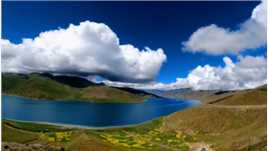 羊卓雍错，西藏三大圣湖之一，西藏第五大湖泊
