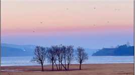 念湖～位于云南曲靖会泽大桥乡，是“鸟界国宝”黑颈鹤的越冬地之一。