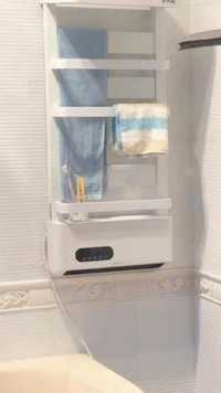 #为暖霸花式比心#浴室好物  电热毛巾架还能当浴室取暖器