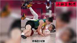 中国女篮5号王思雨，头被撞破仍坚持为国而战，又美又能打！