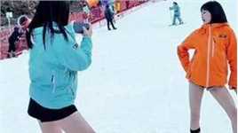 人是正经人，雪不是正经雪！#滑雪 #义乌小茉  （浙G女团创始人）