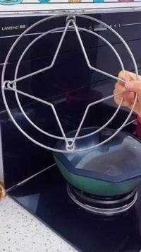家里的锅乱放的，一定要入手这个 #不锈钢锅架，大锅小锅都能放置