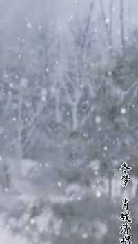 #肖战清唱《冬梦》，好温柔