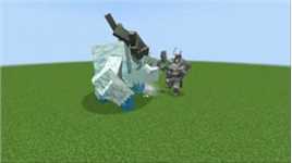 彭彭我的世界：钢铁巨人VS寒冰巨兽，谁能站到最后？精彩不容错过！