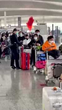 南京机场国际出行窗口，该走的还是要走#海外生活 #意大利疫情