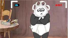 熊猫想成为网红，学人直播口红试色，一看装扮就知道他凉凉