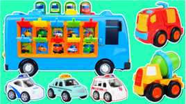 太友公交车玩具，一起来学习颜色和汽车种类