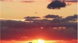 需要什么样的文案，才能配得上这样的日落..#日落#大海#济州岛